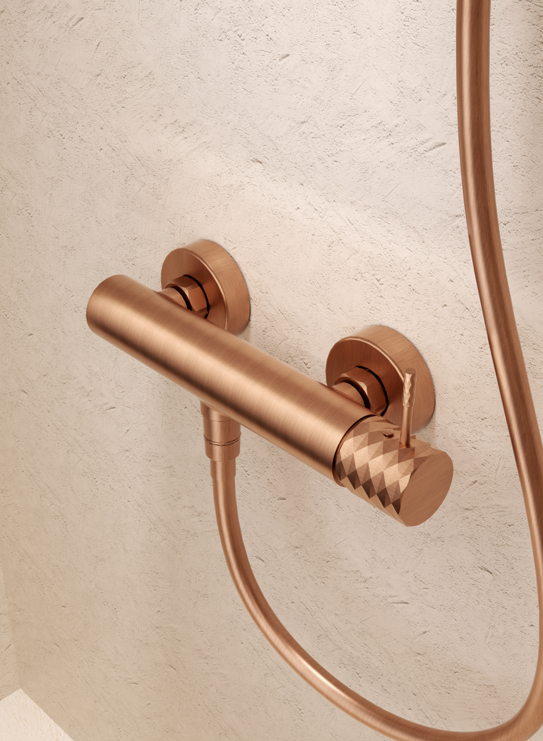 Génova Chrome Single Lever Shower Kit, view 2