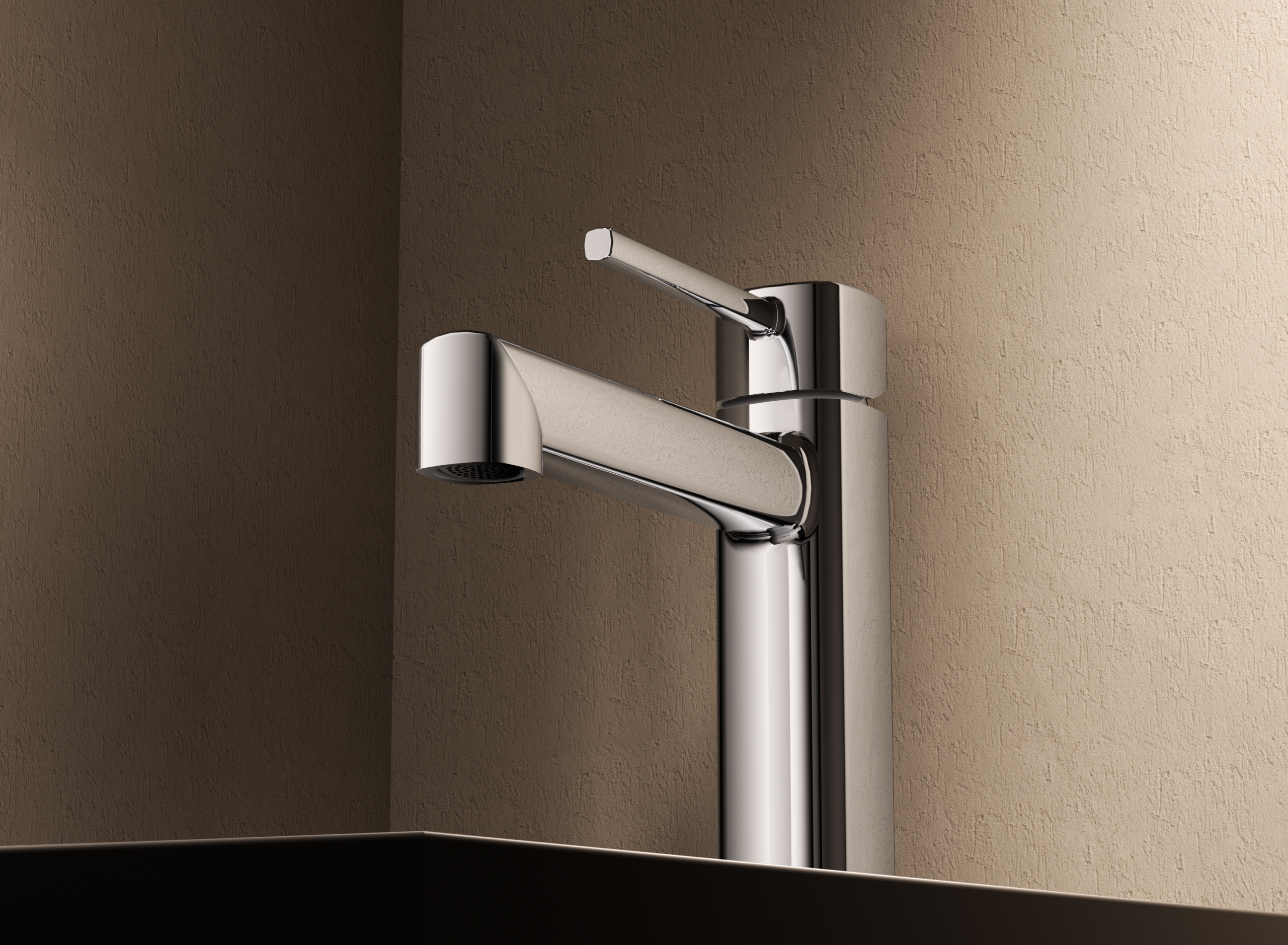 Toscana Black Gun Metal Single Lever Basin Mixer, view 4
