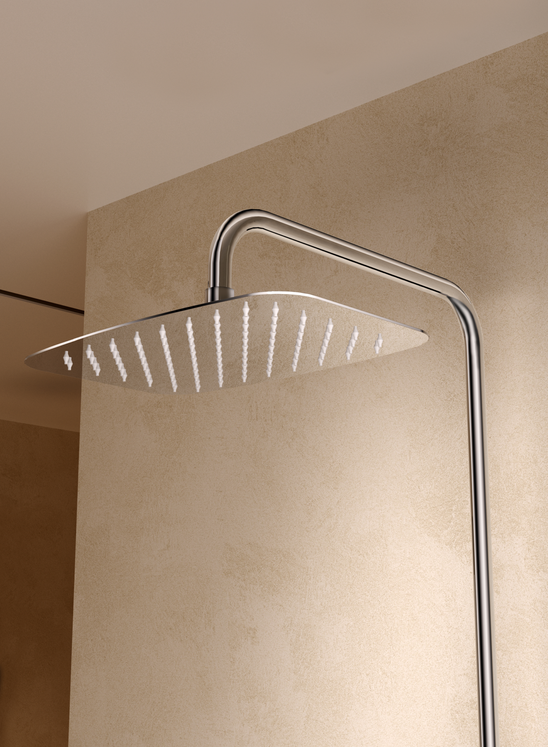 Toscana Matte Black Single Lever Shower Set, view 5