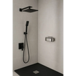 Bela Premium Black Shower Tray Slate Texture - 70x70 cm - Platos de ducha