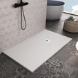 Bela Premium Light Gray Shower Tray Slate Texture - 70x70 cm - Platos de ducha