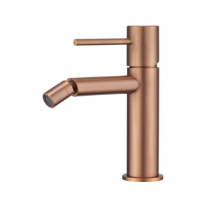 Monza Brushed Rose Gold Bidet Mixer Faucet, main product view