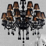 Black Crystal Tears Chandelier Lamp - Chandelier
