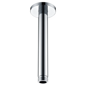 Chrome Round Ceiling Shower Arm Modern Bathroom, main product view
