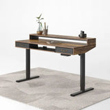 Brooklyn A led electric Standing Desk With Drawers - Desk > Standing Desk