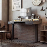 Brooklyn A led electric Standing Desk With Drawers - Desk > Standing Desk