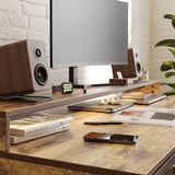 Brooklyn LED Electric Standing Desk with Drawers and Keyboard