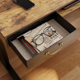 Brooklyn LED Electric Standing Desk with Drawers - Executive Desk