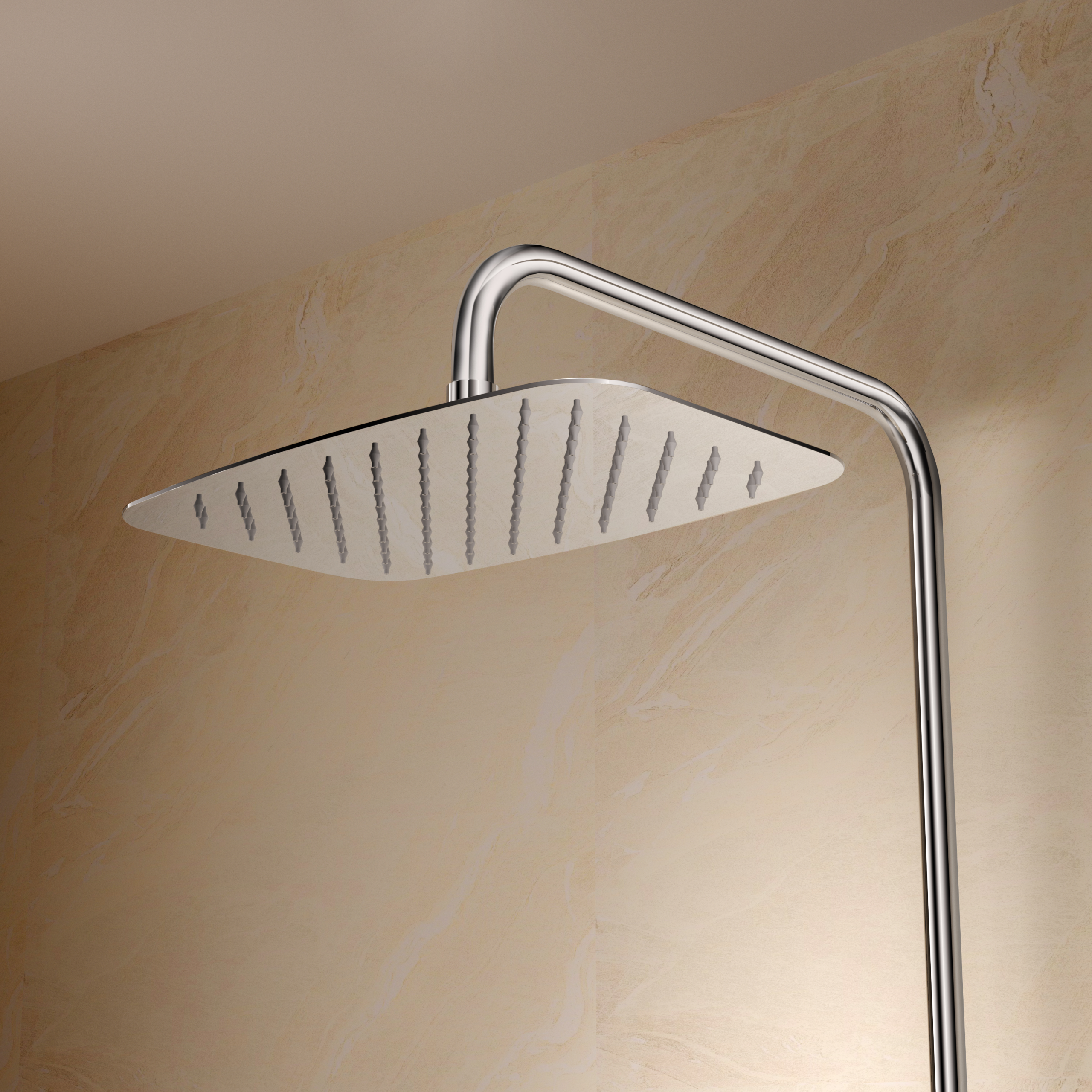 Toscana Black Gun Metal Thermostatic Shower Set, view 5