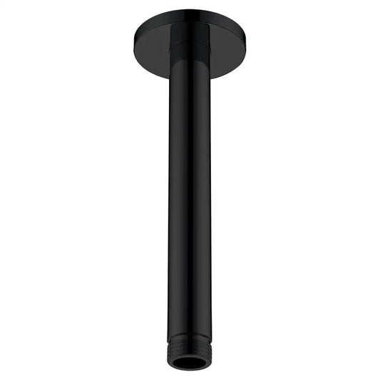Ceiling Shower Arm Round Matte Black | IMEX - Bathroom Product