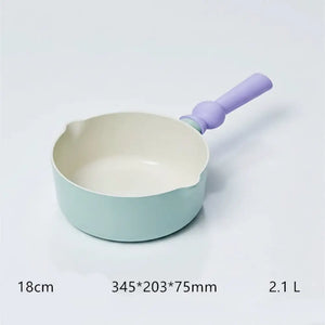 Ceramic Non Stick Baby Cookware Mini Pan - 18cm small wok - Cookware set