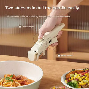 Ceramic Removable Non Stick Cookware Handle Frying Pot Set - Cookware set