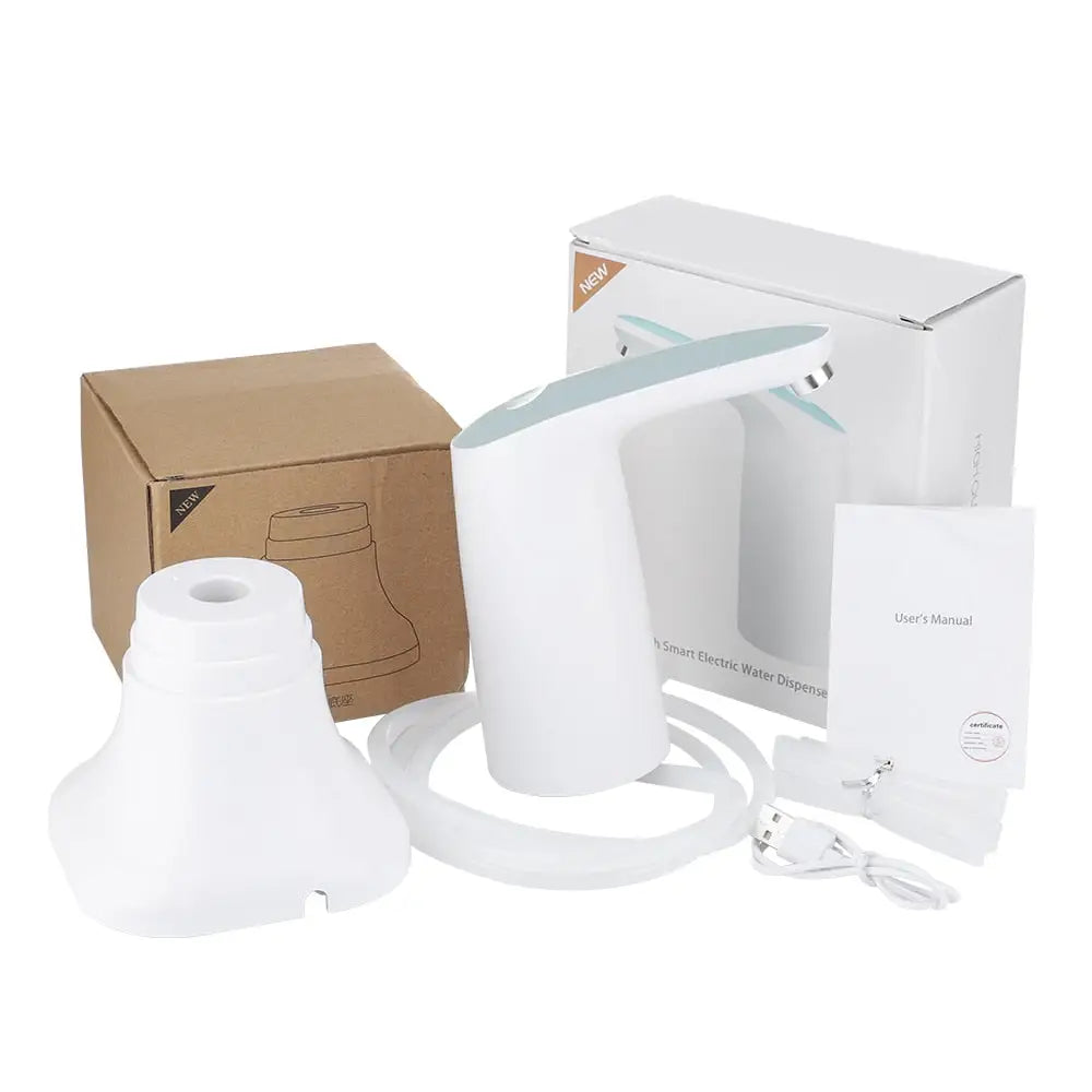 Charging Electric Water Dispenser - White -With Base / Australia - Water Dispenser