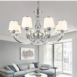 Chrome Modern Chandelier Lights Lamp - 6 Lights chandelier / Without bulbs - Chandelier
