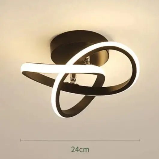 Circle Intercept Shape LED Modern Minimalist Ceiling Lights - Ceiling Lamp