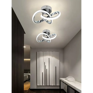Circle Intercept Shape LED Modern Minimalist Ceiling Lights - Ceiling Lamp