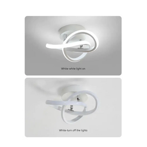 Circle Intercept Shape LED Modern Minimalist Ceiling Lights - Ceiling Lamp