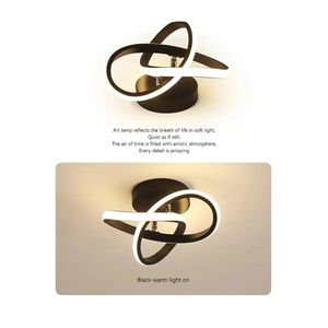 Circle Intercept Shape LED Modern Minimalist Ceiling Lights - Ceiling Lamp