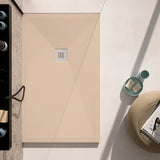 Classic Shower Tray Slate Texture - Bathroom