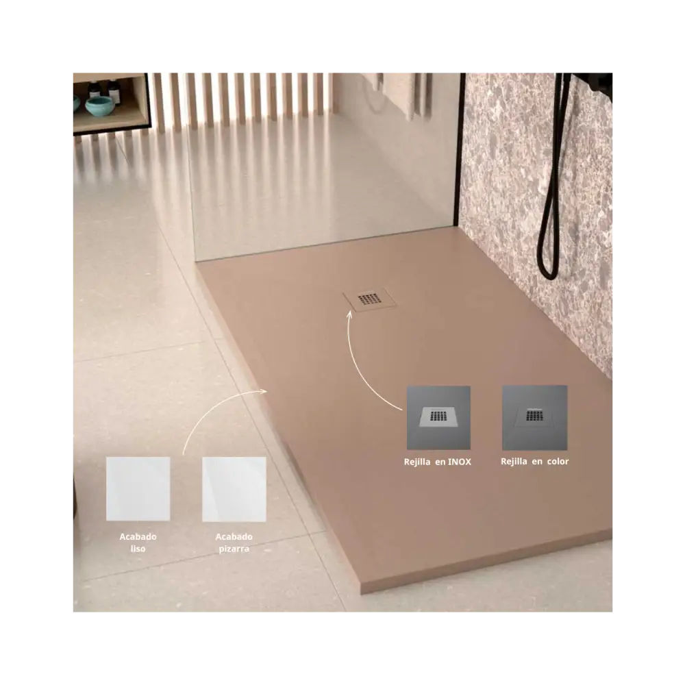 Classic Shower Tray Smooth Texture - Bathroom