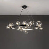 Clear Glass Bubble LED Chandelier Lamp - Ceiling Light