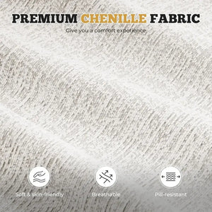 Cloud Haven Modular Chenille Sectional Sofa - United States / Beige - Sofa