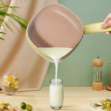 Coating Square Non Stick Square Glass Lid Pan - Cookware set