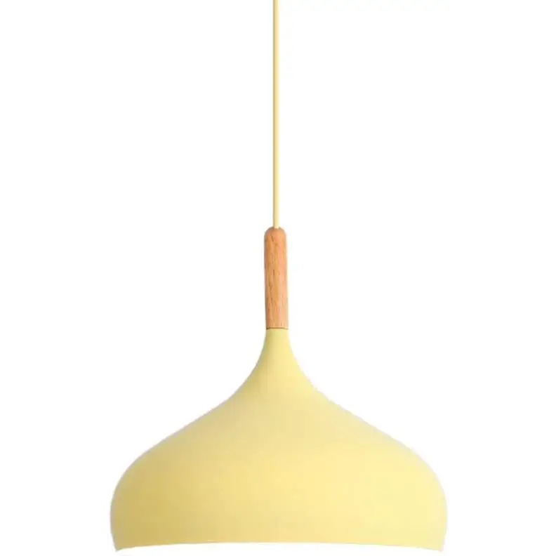LED Colored Wooden Pendant Light Lamp - Pendant Lamp