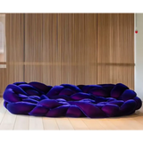 Compressed Hand Woven Craft Velvet Braid Sofa - Compressed Sofa