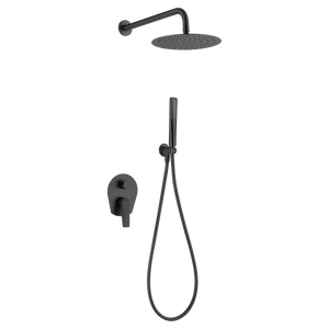 Matte Black Built-in Single-Lever Shower Set, main product view