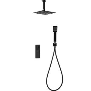 Matte Black Built-in Single-Lever Shower Set, main product view