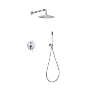 Chrome Recessed Shower Mixer Set Single Handle, main product view