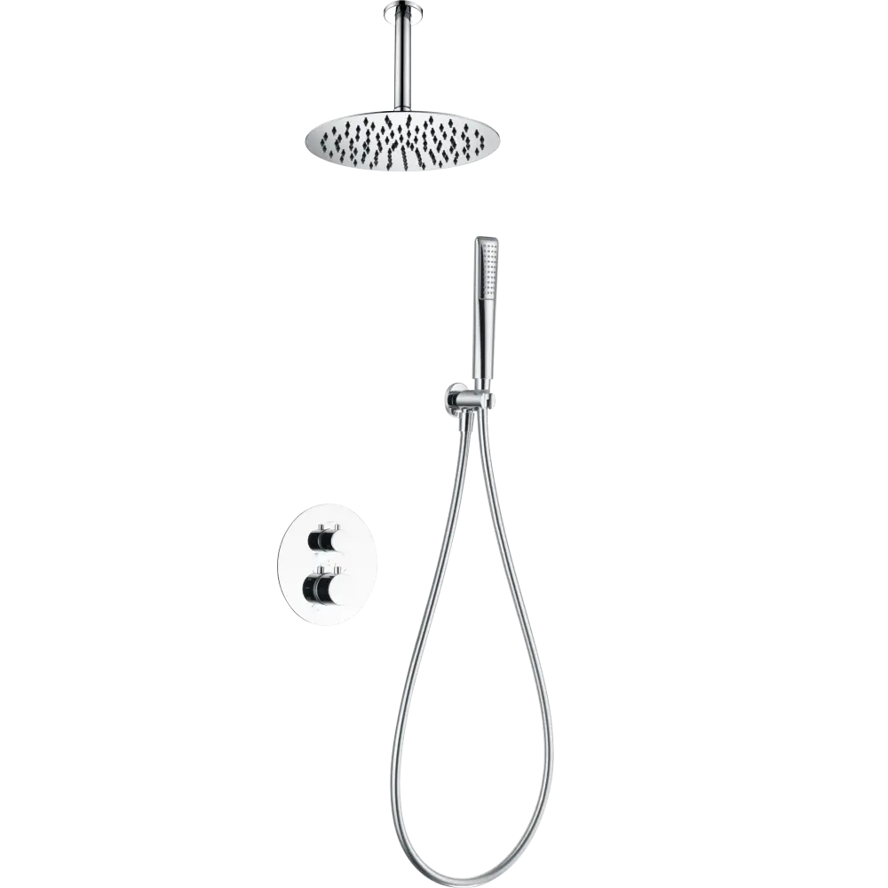 Conjunto Ducha Termostático Empotrado Salerno