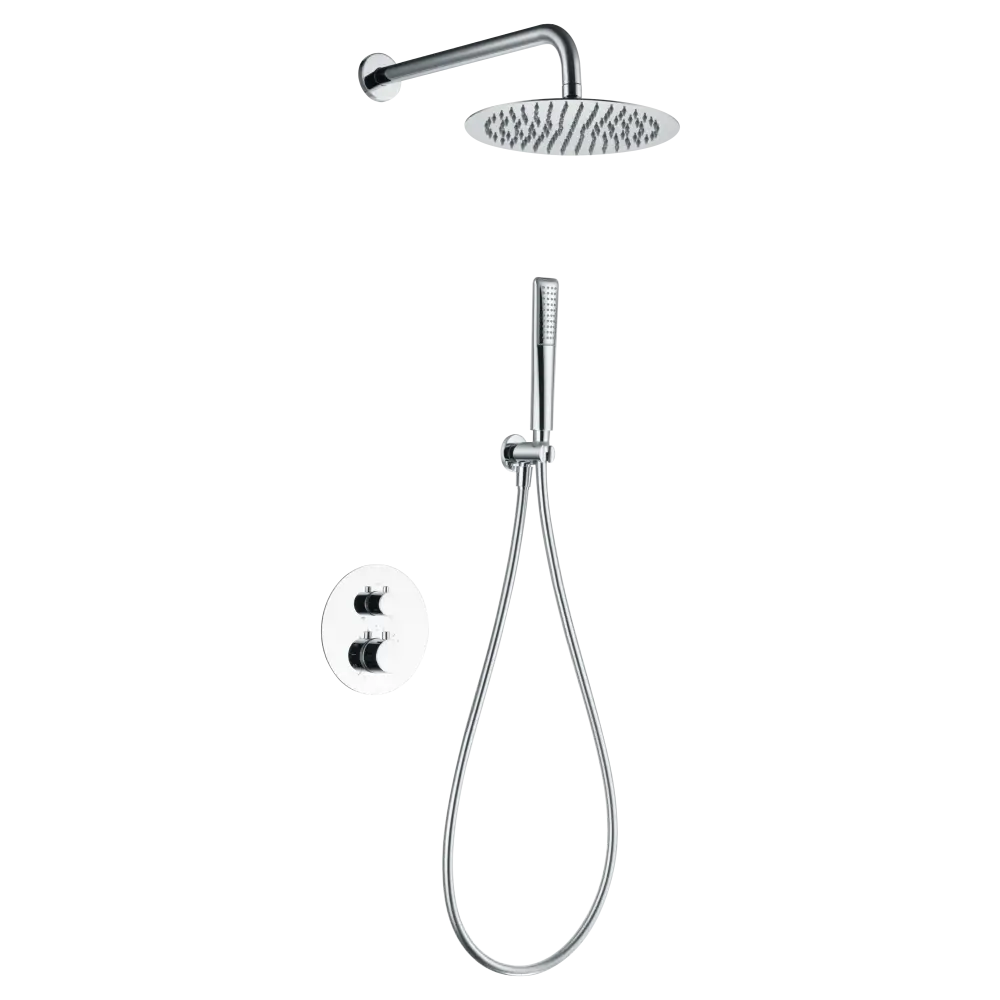 Conjunto Ducha Termostático Empotrado Nápoles