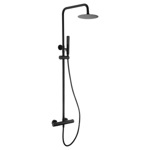 Matte Black Thermostatic Shower Set, main product view