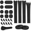 Cord Management Organizer Kit - Black - Cord Organizer