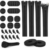 Cord Management Organizer Kit - Black - Cord Organizer