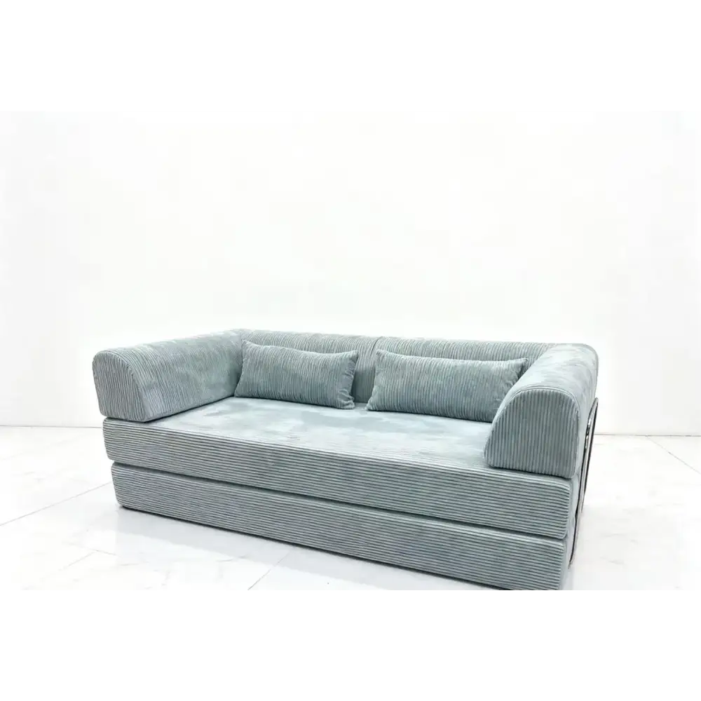 Corner 2 Seat Vacuum Compression Sofa - Gray - Compressed Sofa