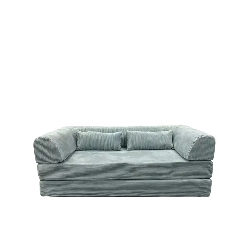 Corner 2 Seat Vacuum Compression Sofa - Gray - Compressed Sofa