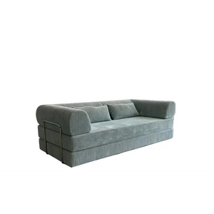 Corner 2 Seat Vacuum Compression Sofa - Gray - Compressed Sofa