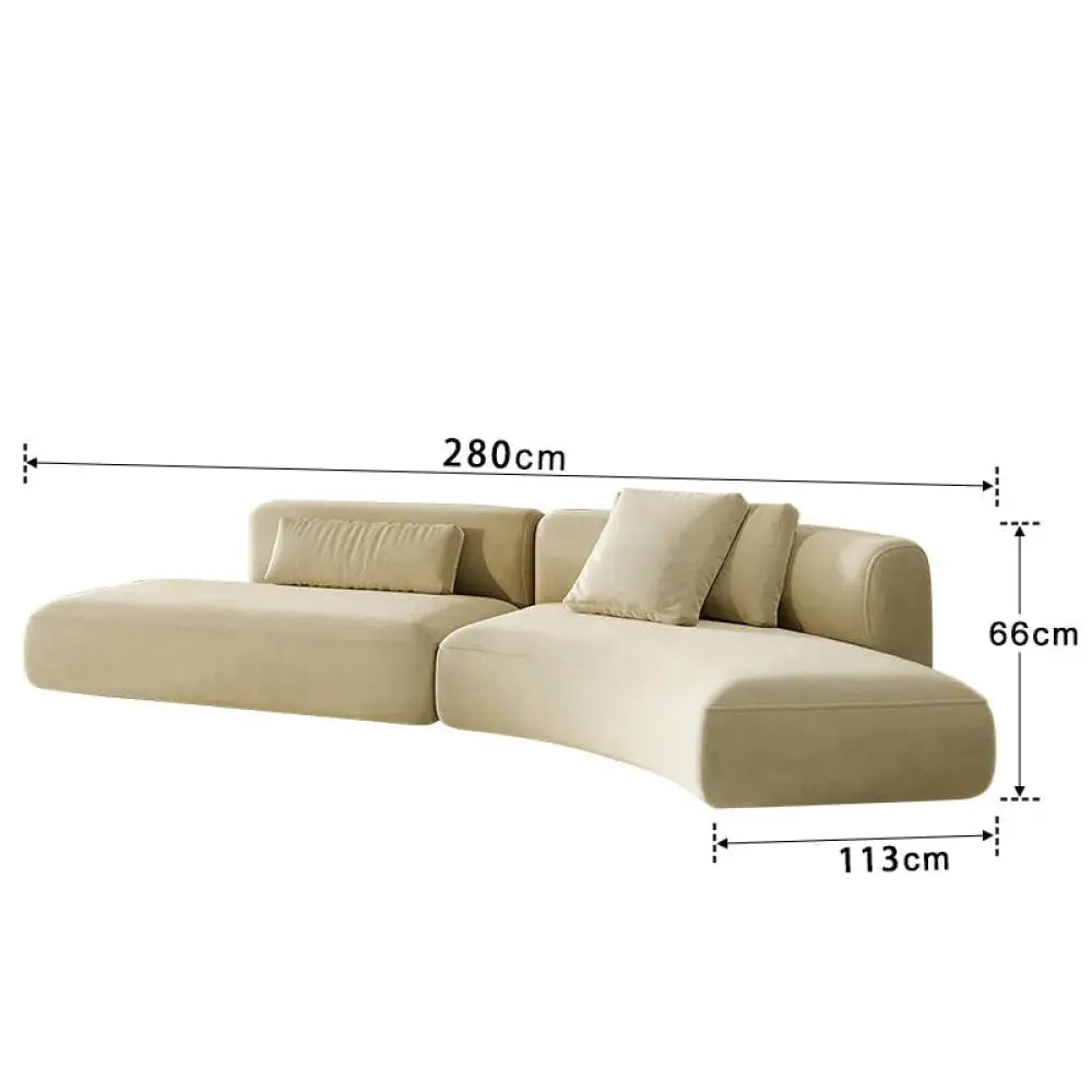 Creative Nordic Designer Sofa Unique Romantic Style High - A 280cm - Sofa