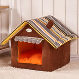 Cute And Soft House For Pets - Brown / S: 35X30X30 - House pet