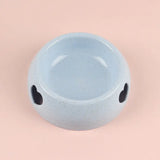 Cute Pet Food Bowl With Heart - Blue / S13x17.5x5.8cm - Pet Food Bowl