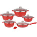12 piece set - Red