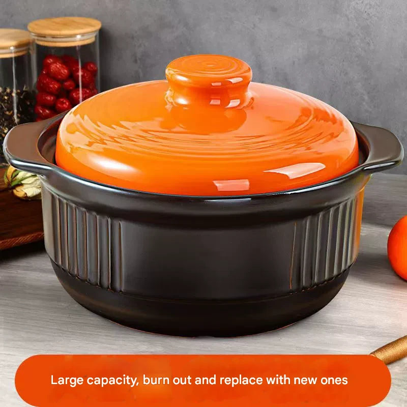 Ceramic Casserole Large Capacity Stone Stew Pot