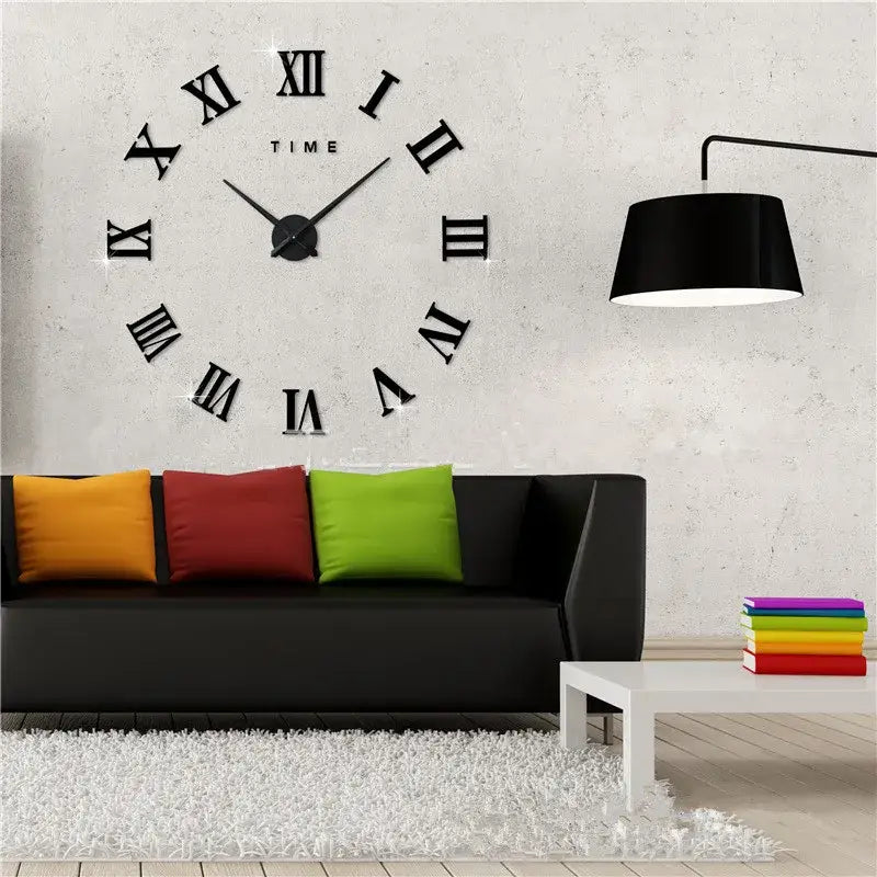 DIY Quartz Modern Home Decor Hanging Wall Clock - Wall Clocks