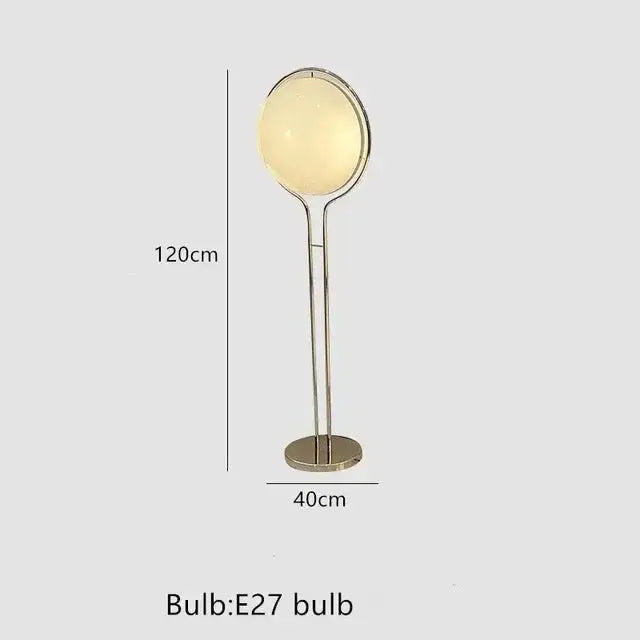 Double Triple Ball Floor Metal Light Lamp - One Ball / Warm light - Lamp