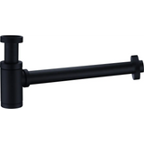 Sifón Negro Mate Visto Redondo - Bathroom Product