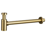 Sifón Redondo Oro Cepillado - Bathroom Product