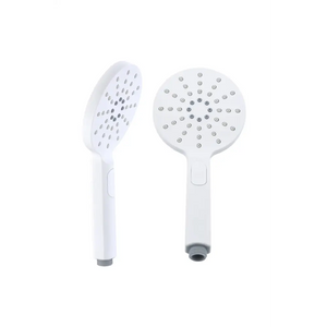 Matte White Shower Handle Modern Minimalist Design, main product view
